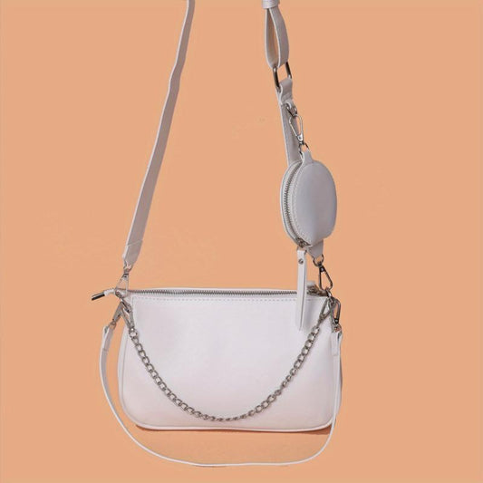 3-in-1 Crossbody Bag Chain Underarm Bag Versatile Shoulder Bag With Coin Purses