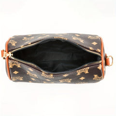 Retro Pattern Shoulder Bag Classic Crossbody Boston Bag