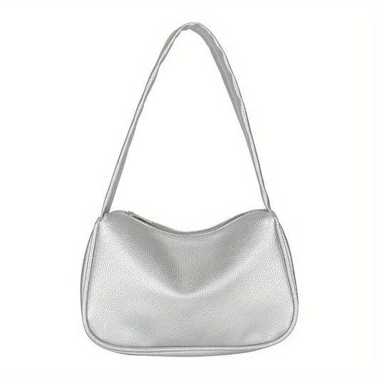 Minimalist Vegan Leather Underarm Purse for Women