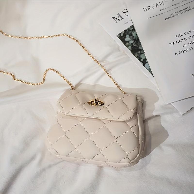 Cloud Quilted Crossbody Bag Chain Shoulder Bag Small Flap Purse