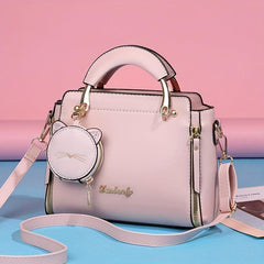 Cat Handbags PU Leather Crossbody Bag Women's Shoulder Bag