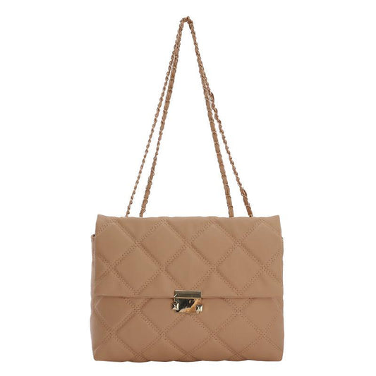 Quilted Chain Crossbody Bag Square Bag Messenger Bag