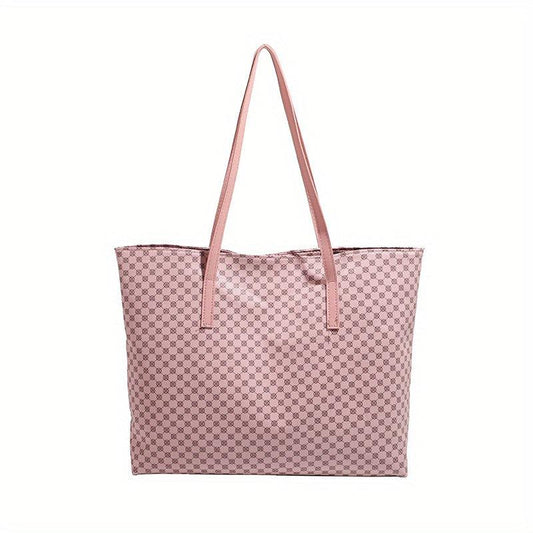 Vintage Geometric Pattern Shoulder Bag for Work