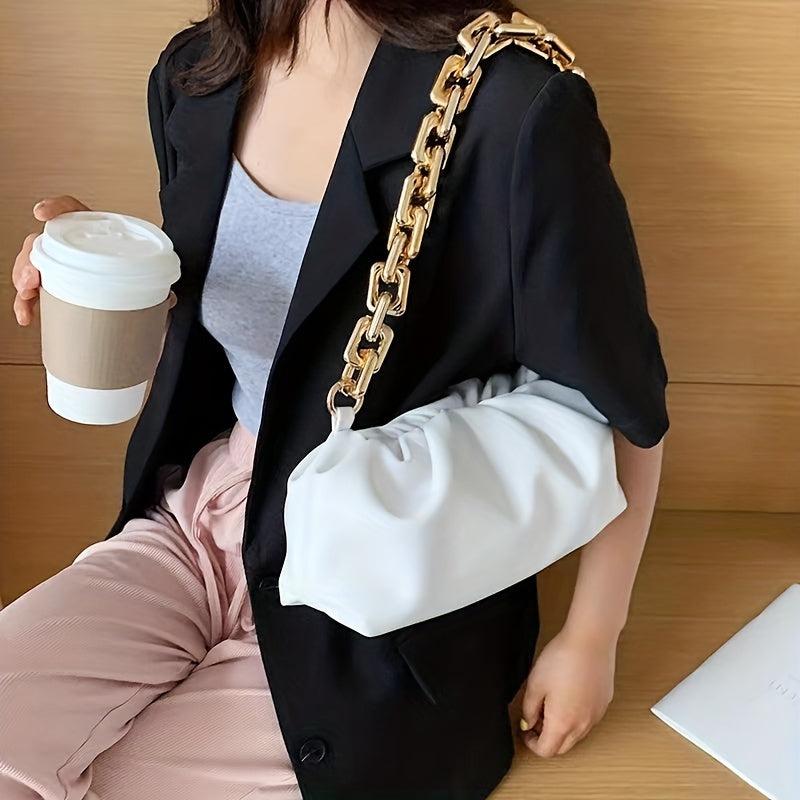 Cloud Pleated Shoulder Bag Women's Handbag & Purse