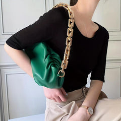 Cloud Pleated Shoulder Bag Women's Handbag & Purse