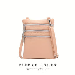 Minimalist Solid Square Crossbody Bag
