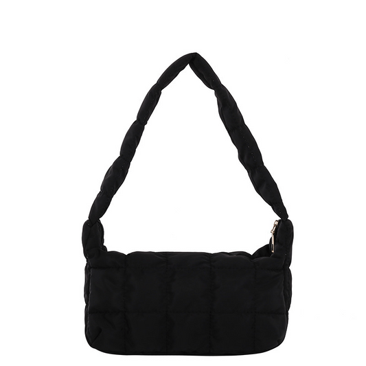 Quilted Puffer Shoulder Bag Women's Solid Crossbody Bag