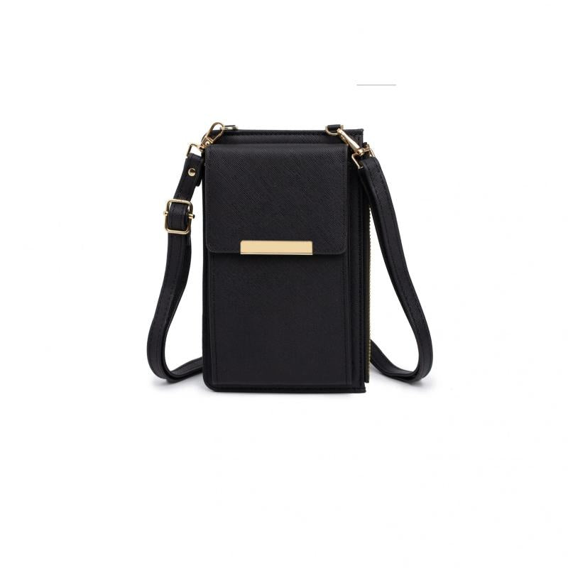 Minimalist Solid Shoulder Bag All Match Cell Phone Bag Small Wallet