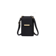 Minimalist Solid Shoulder Bag All Match Cell Phone Bag Small Wallet