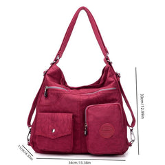 Convertible Strap Nylon Crossbody Bag