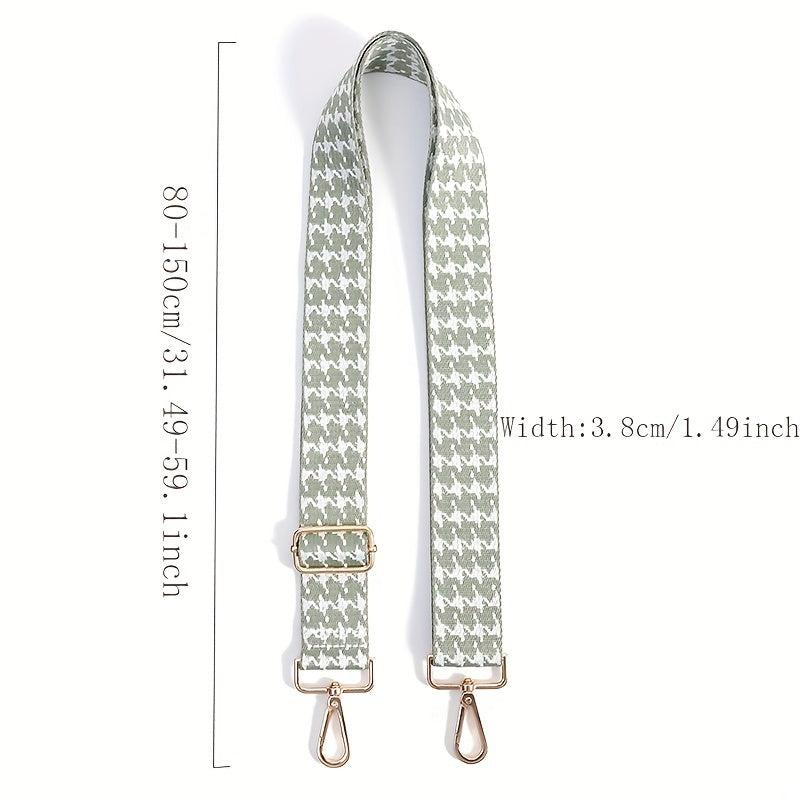 Houndstooth Pattern Bag Strap Lightweight Shoulder Strap