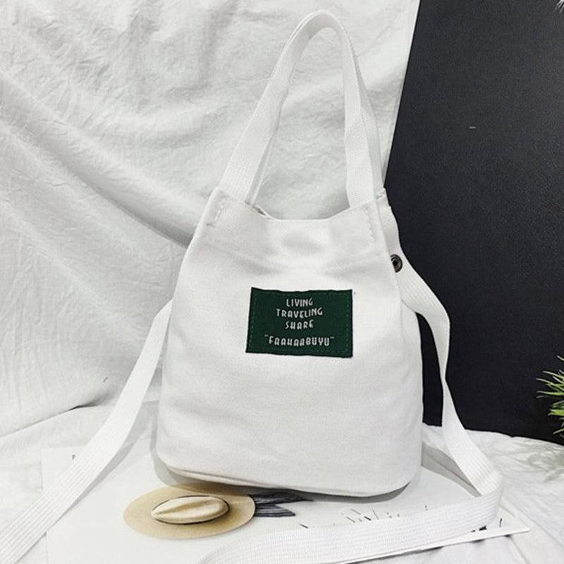 Canvas Crossbody Bag Handle Shoulder Bag