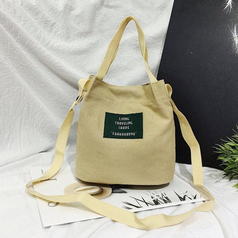 Canvas Crossbody Bag Handle Shoulder Bag