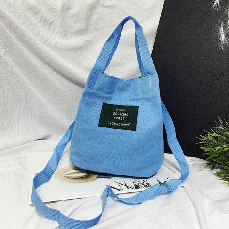 Canvas Crossbody Bag Handle Shoulder Bag