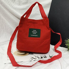 Canvas Crossbody Bag Handle Shoulder Bag