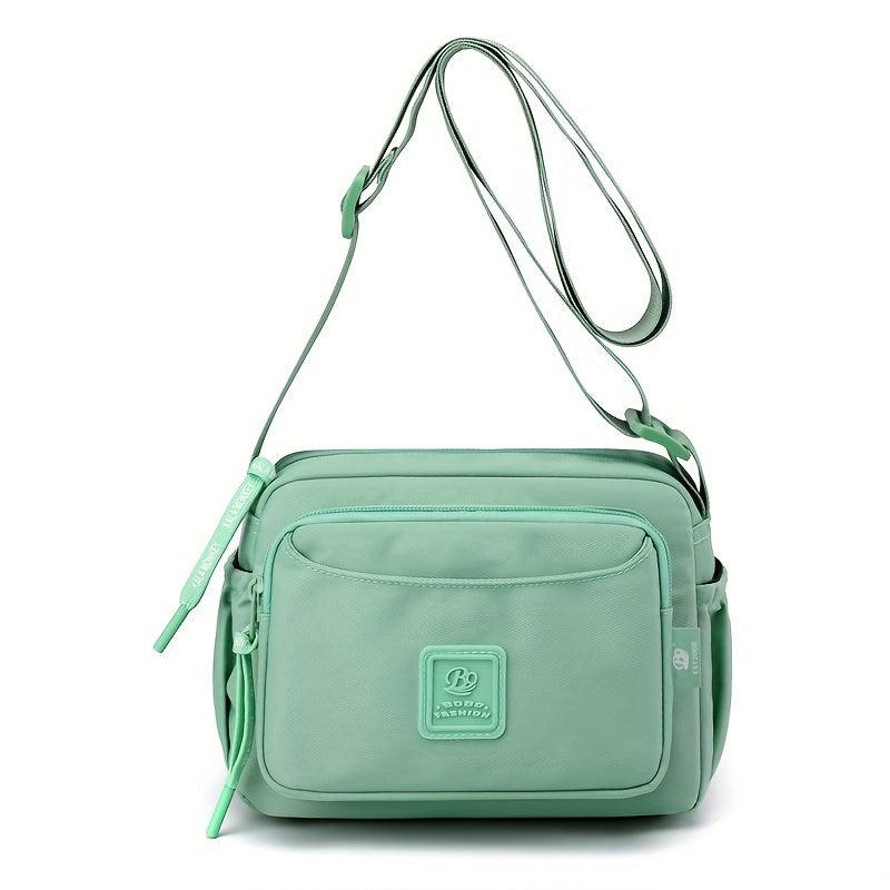 Casual Nylon Crossbody Bag Layer Shoulder Bag For Women Travel