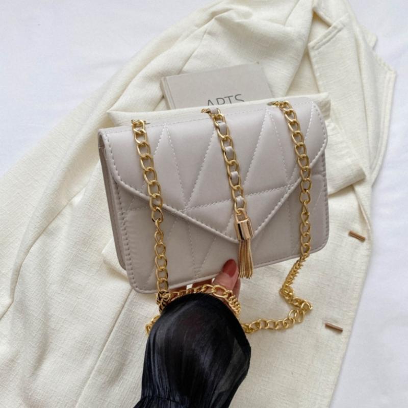 Quilted Crossbody Bag Flap Shoulder Bag Women Casual Handbag