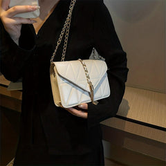 Quilted Crossbody Bag Flap Shoulder Bag Women Casual Handbag