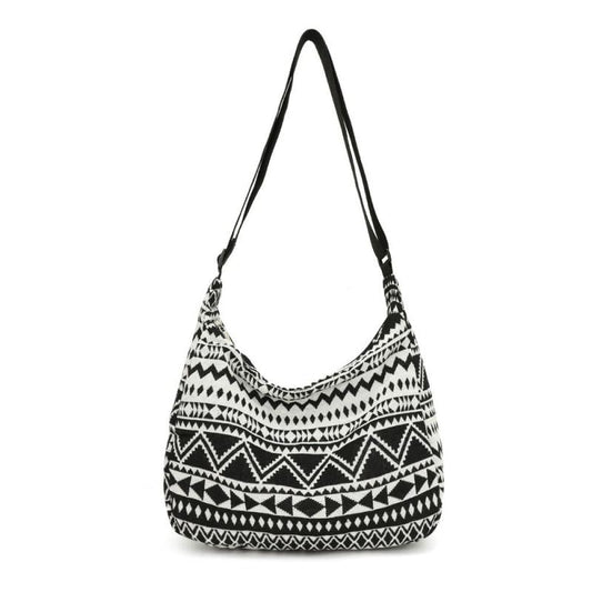 Clorbloc Geometric Pattern Shoulder Bag Ethnic Handbag Vintage Purse