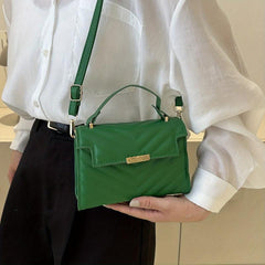 Quilted Detail Shoulder Bag Minimalist Satchel Bag