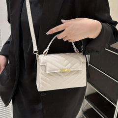 Quilted Detail Shoulder Bag Minimalist Satchel Bag