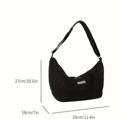 Sports Canvas Shoulder Bag Large Capacity Crossbody Bag