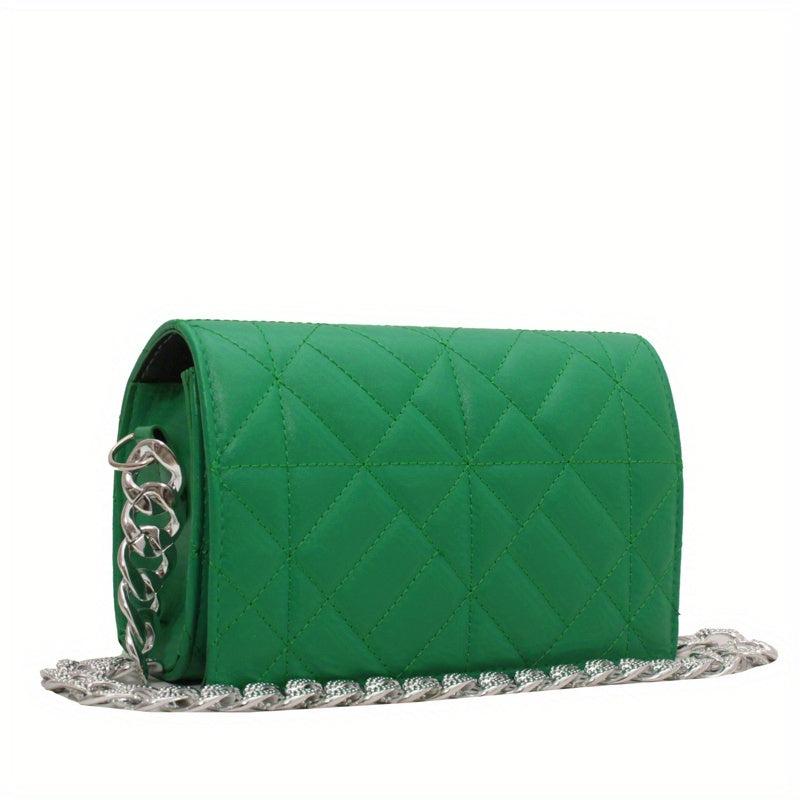 Geometric Embossed Shoulder Bag Stylish Handbag & Purse