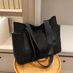 Large Capacity Leisure Tote Bag For Women Lightweight Pockets Mommy Bag