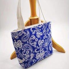 Vintage Paisley Flower Pattern Shoulder Bag Lightweight Handbag