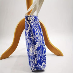 Vintage Paisley Flower Pattern Shoulder Bag Lightweight Handbag