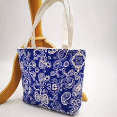 Vintage Paisley Flower Pattern Shoulder Bag Lightweight Handbag
