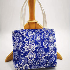 Vintage Paisley Flower Pattern Shoulder Bag Lightweight Handbag