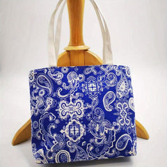 Vintage Paisley Flower Pattern Shoulder Bag Lightweight Handbag