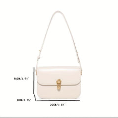Square Shoulder Bag Flap Underarm Bag Women's Purse