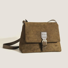 Vintage Square Shoulder Bag Large Capacity Classic Retro Bag