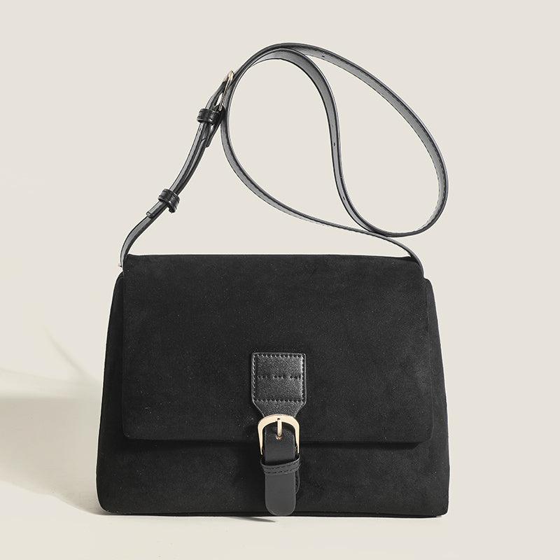 Vintage Square Shoulder Bag Large Capacity Classic Retro Bag