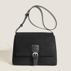 Vintage Square Shoulder Bag Large Capacity Classic Retro Bag