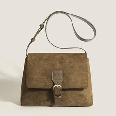 Vintage Square Shoulder Bag Large Capacity Classic Retro Bag
