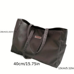 Large Capacity Shoulder Bag for School & Office
