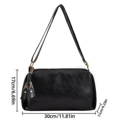 Vintage Boho PU Leather Hobo Bag Women's Shoulder Handbag
