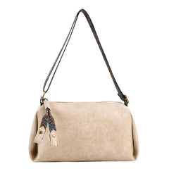 Vintage Boho PU Leather Hobo Bag Women's Shoulder Handbag