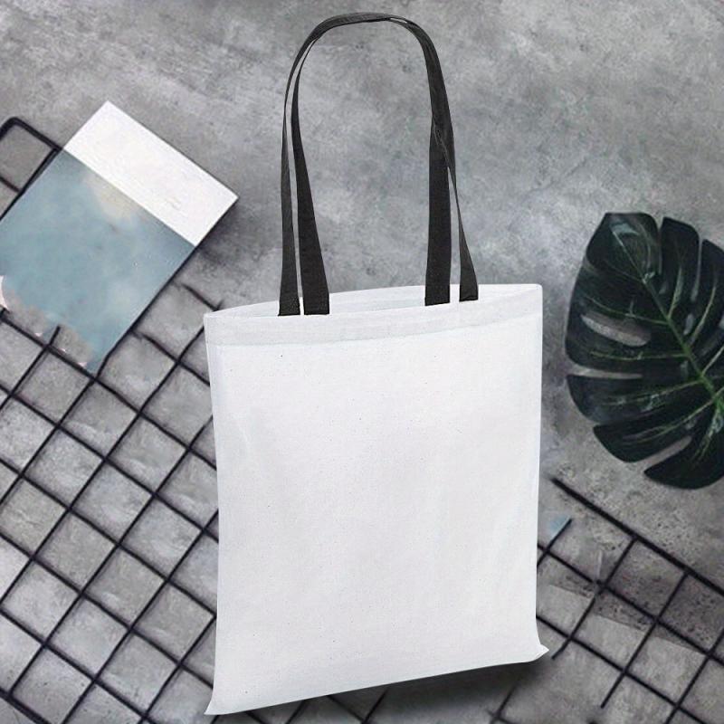 Large Capacity Canvas Tote Bag Durable Lightweight Shopping Bag