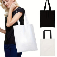 Large Capacity Canvas Tote Bag Durable Lightweight Shopping Bag