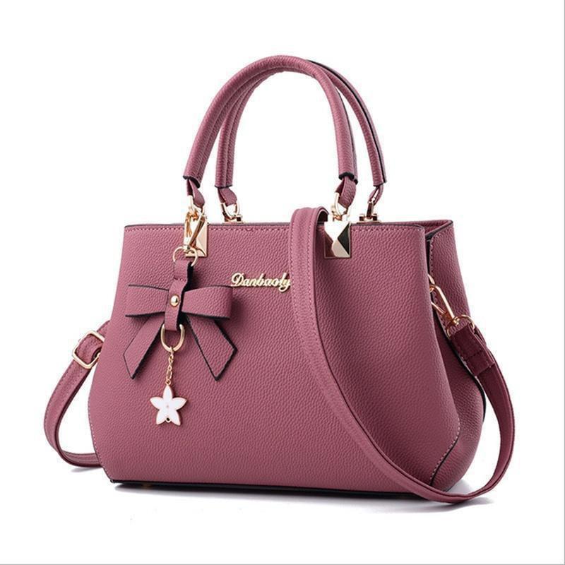 Casual PU Leather Shoulder Bag With Zipper Women's Crossbody Bag
