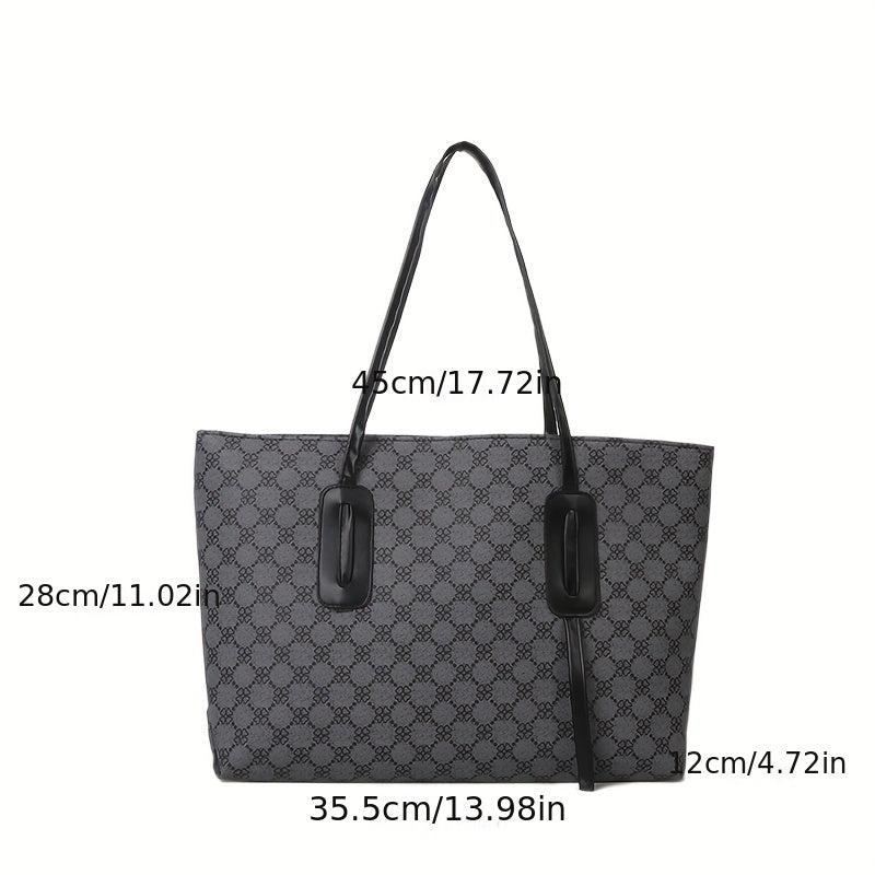 Vintage Large Capacity Tote Bag For Work