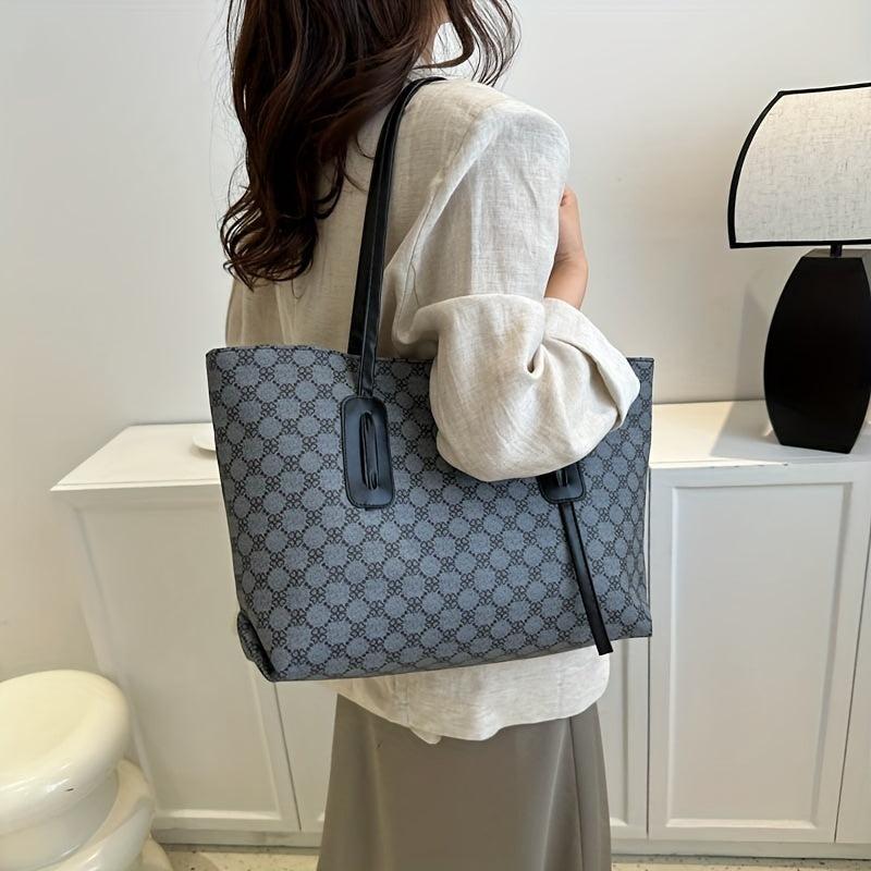 Vintage Large Capacity Tote Bag For Work