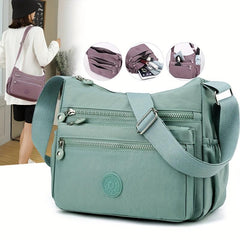 Canvas Crossbody Bag Women's Shoulder Bag Square Purse