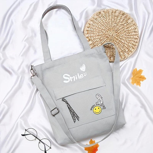 Casual Canvas Shoulder Bag for Women