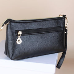 Vintage Flower Embossed Shoulder Bag Classic Versatile Bag