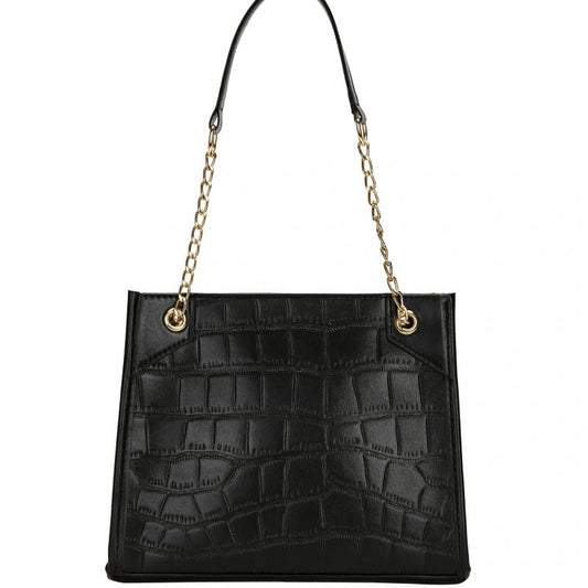 Crocodile Embossed Shoulder Bag Chain Bag For Work